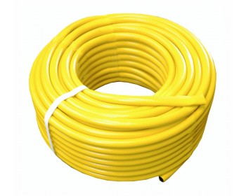 15m Yellow 1/2in Reinforced Anti-Kink Garden Hose